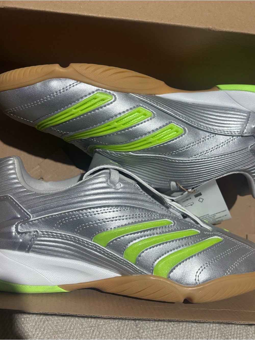 adidas Black and White Predator Sala Shoe Box
